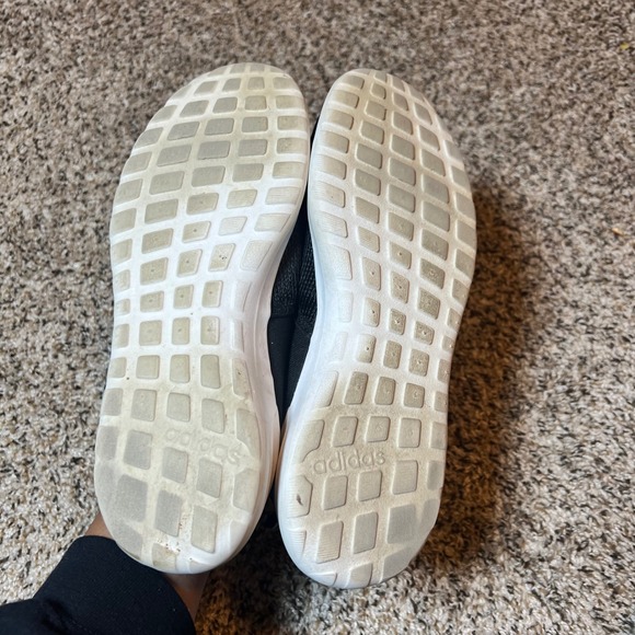 Adidas Cloudfoam Slip On Sneakers Casual Comfort Shoes Black Size 8 - Picture 7 of 7